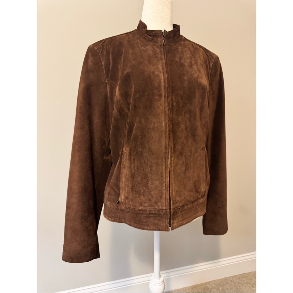 Brown Suede Women's Jacket